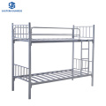 Double Metal Bunk Bed with Ladder for School Army
